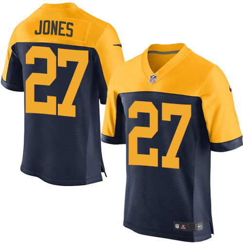 Nike Packers #27 Josh Jones Navy Blue Alternate Men's Stitched NFL New Elite Jersey